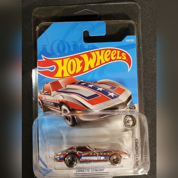 2019 Hotwheels Super Chromes Corvette Stingray Treasure Hunt. - Picture 3 of 14
